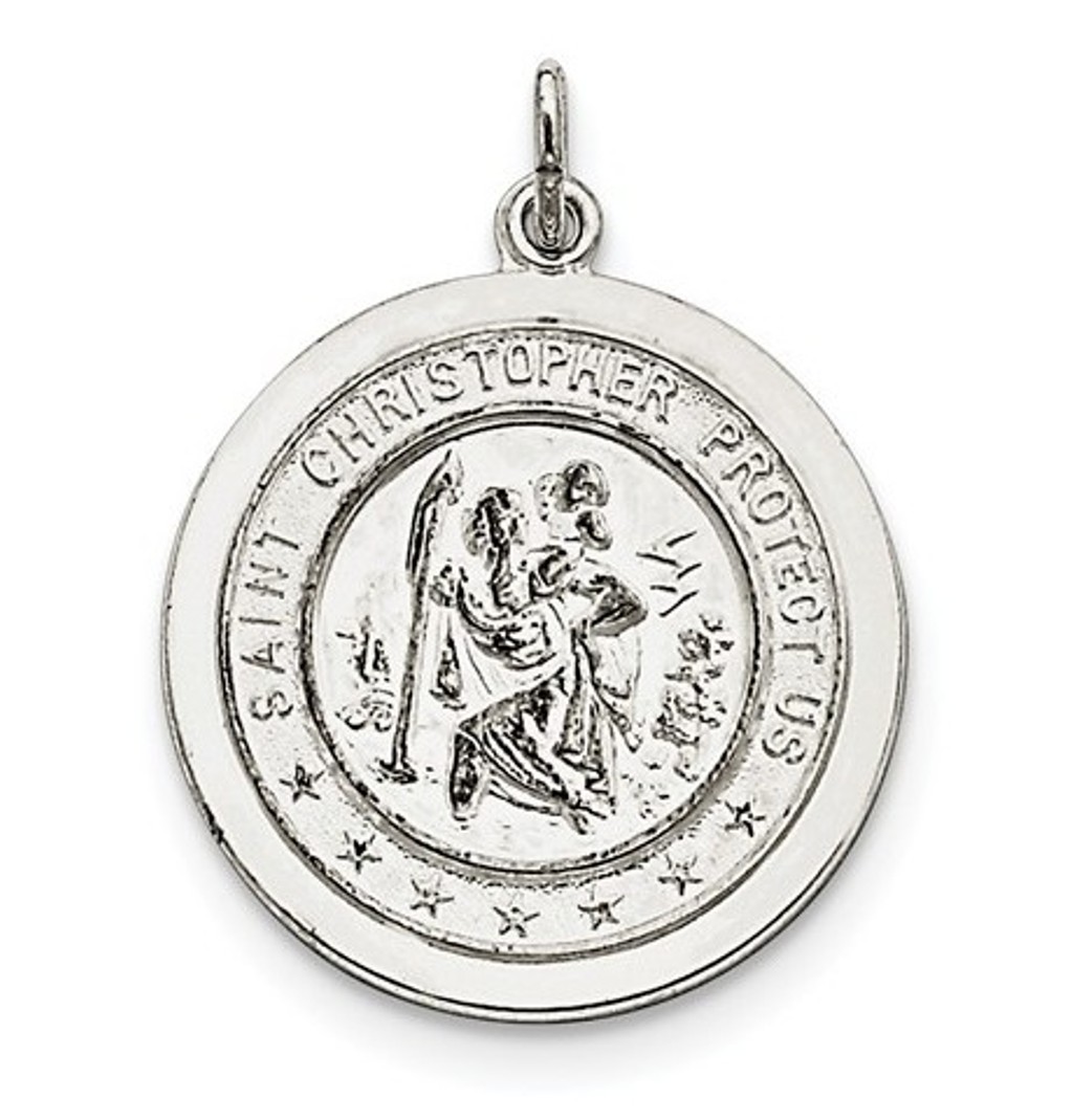 Sterling Silver Saint Christopher Medal