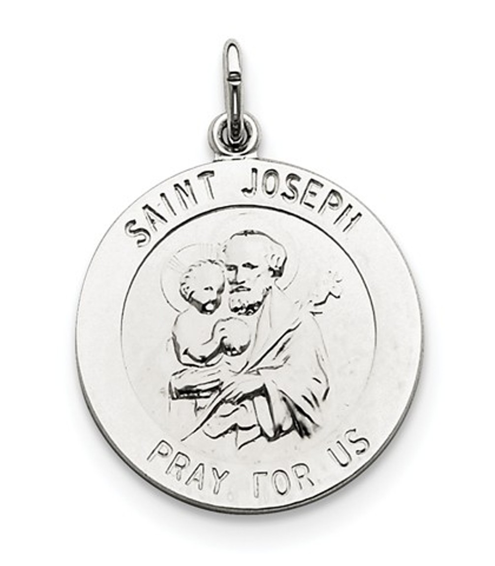 Sterling Silver Saint Joseph Medal