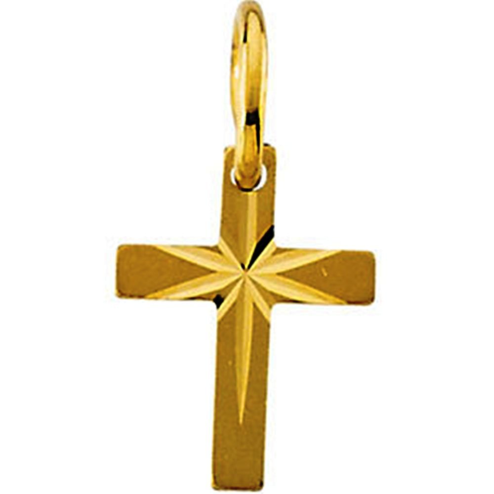  14k Yellow Gold Cross Pendant