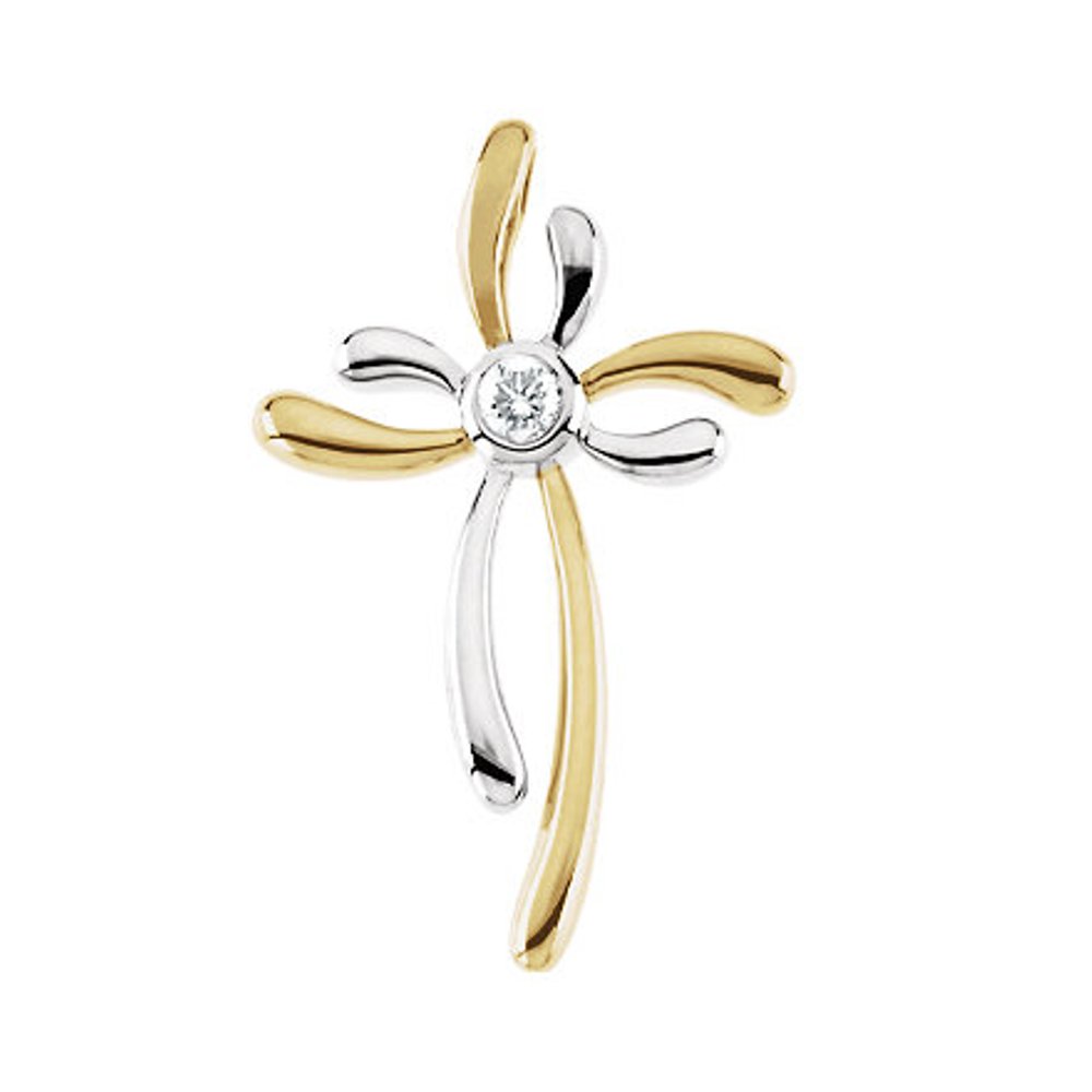  14k Yellow Gold Cross Pendant