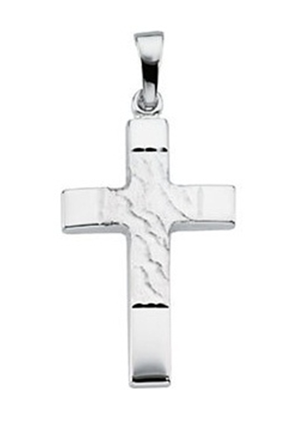  
Latin Cross Pendant, 14k White Gold