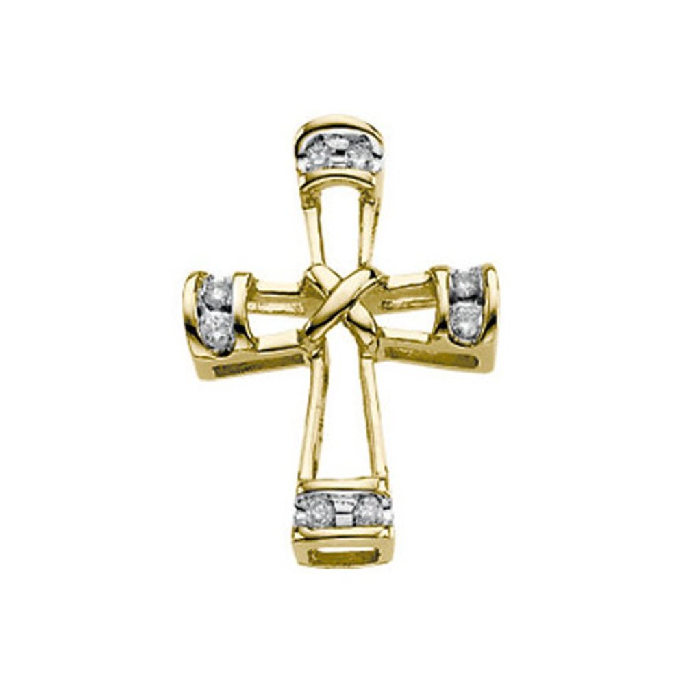  14k Yellow Gold Cross Pendant