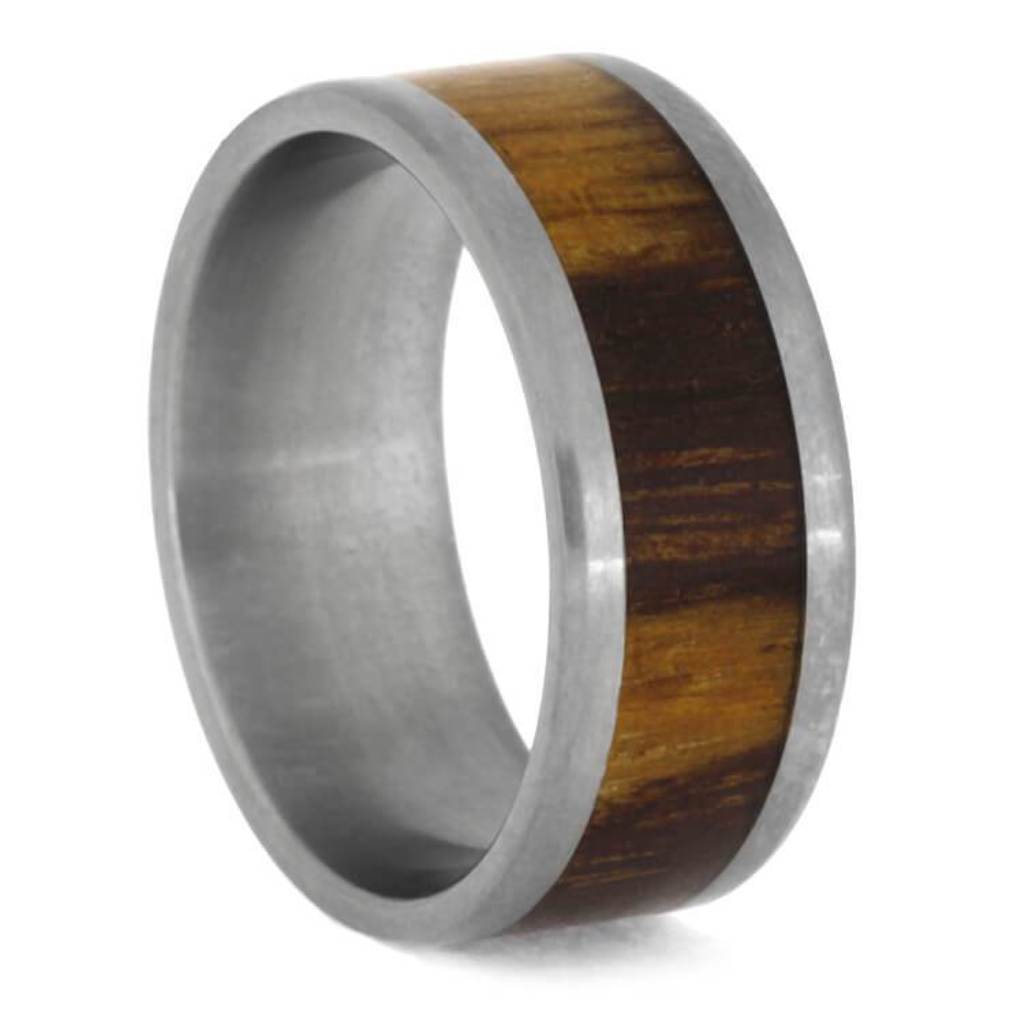 Marblewood 8mm Titanium Comfort-Fit Wedding Band