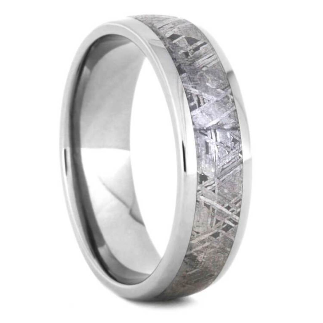 Gibeon Meteorite 7mm Titanium Comfort-Fit Wedding Band