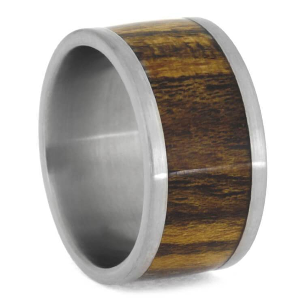 Gibeon Meteorite 11mm Matte Titanium Comfort-Fit Wedding Band