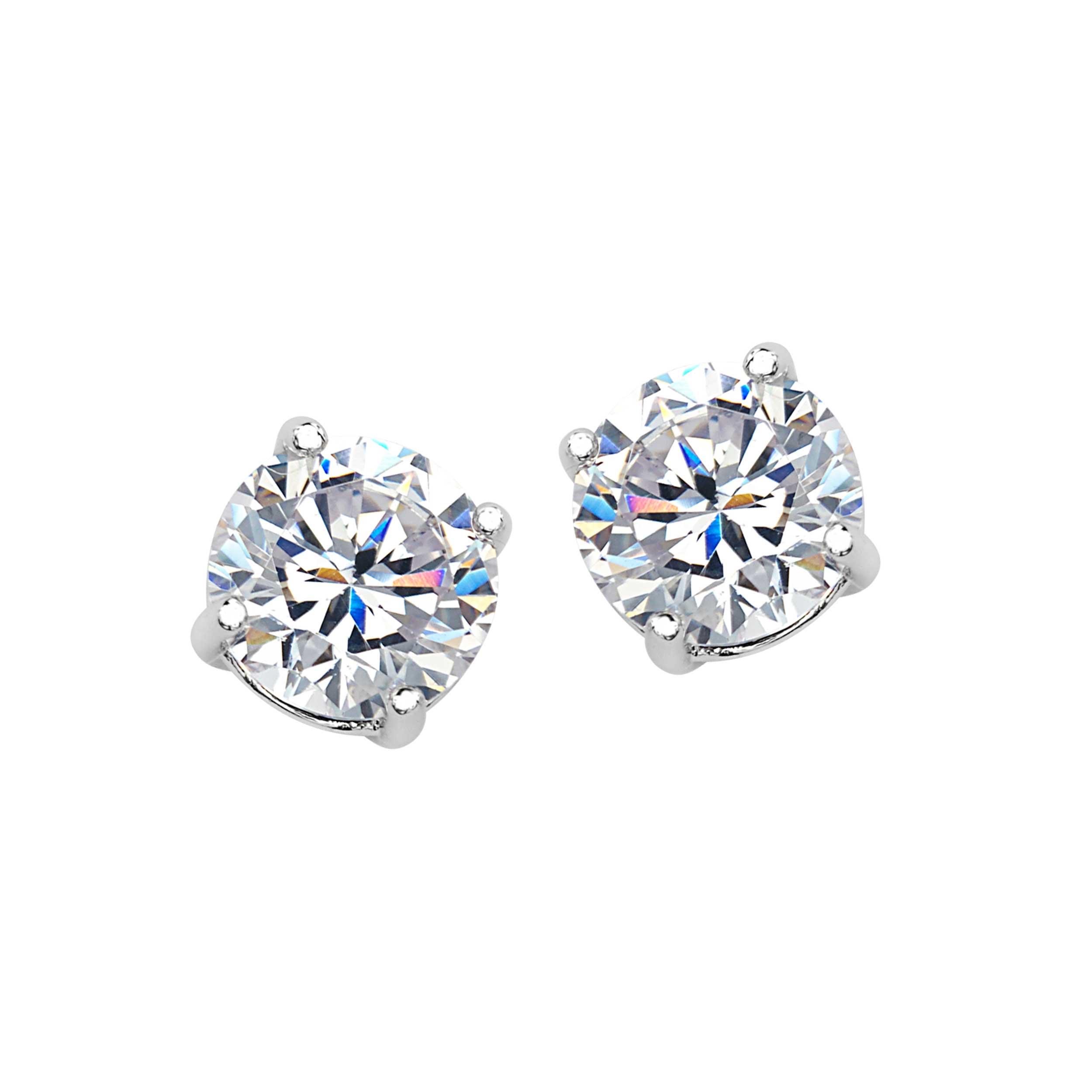 Sterling silver cz earring