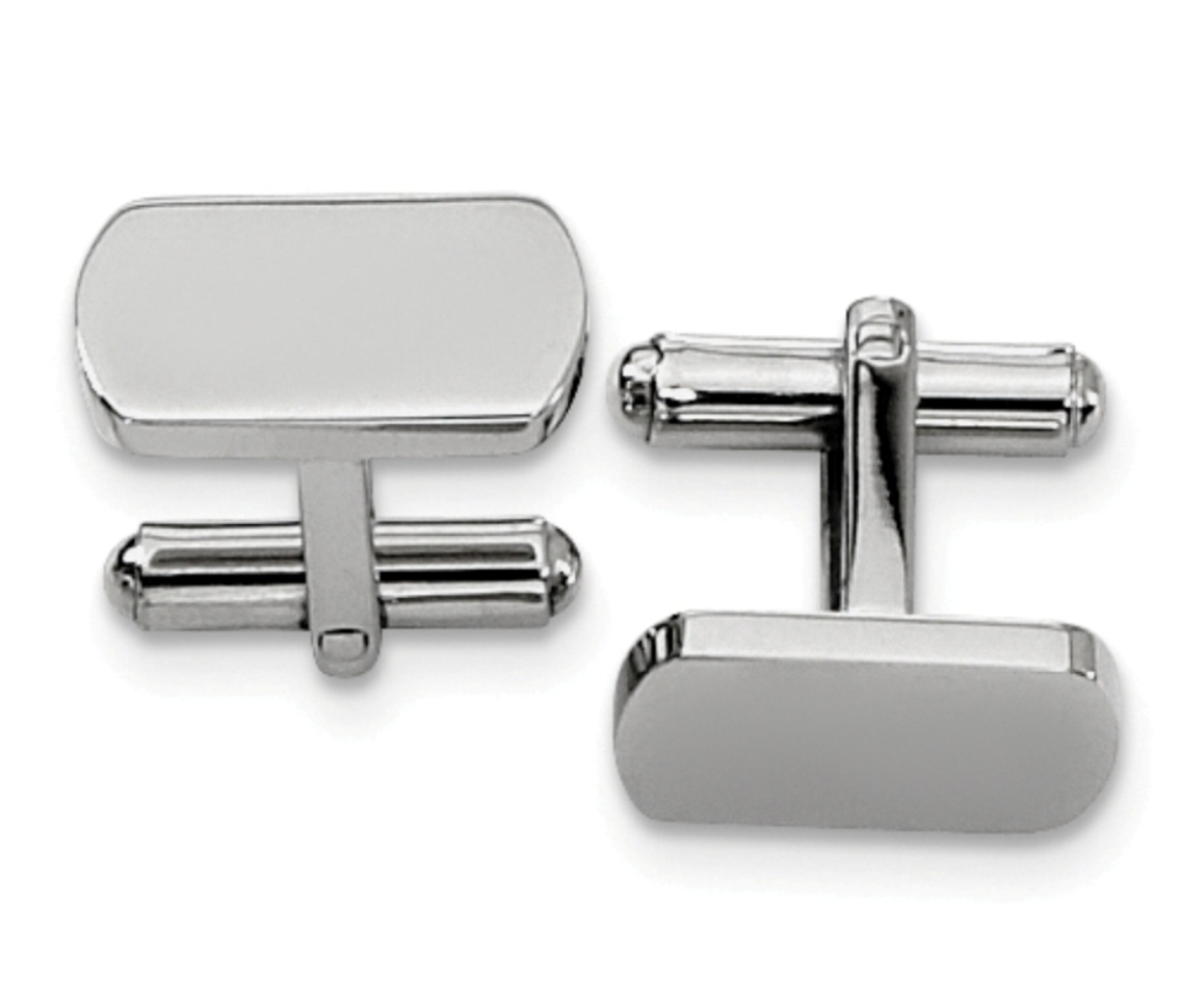 Stainless Steel Polished Cufflinks