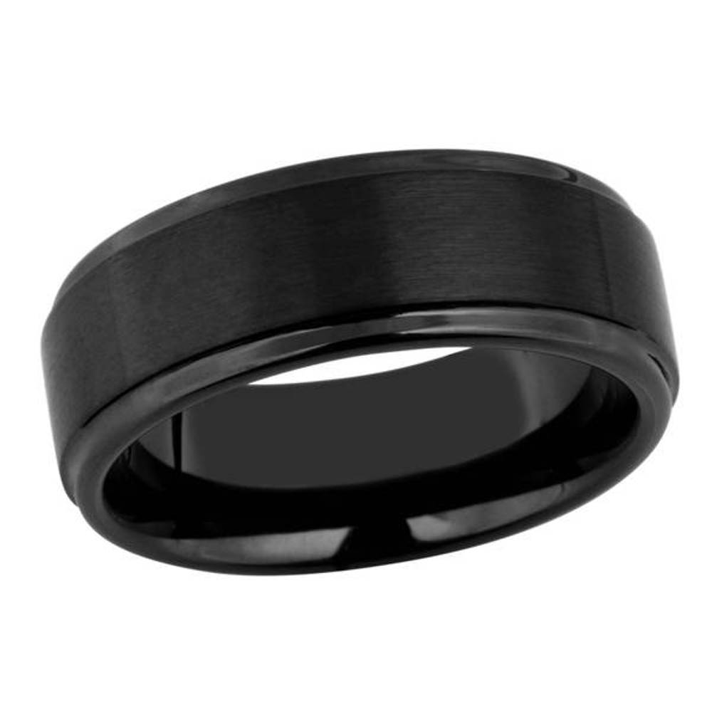 Men's Black Ceramic Band