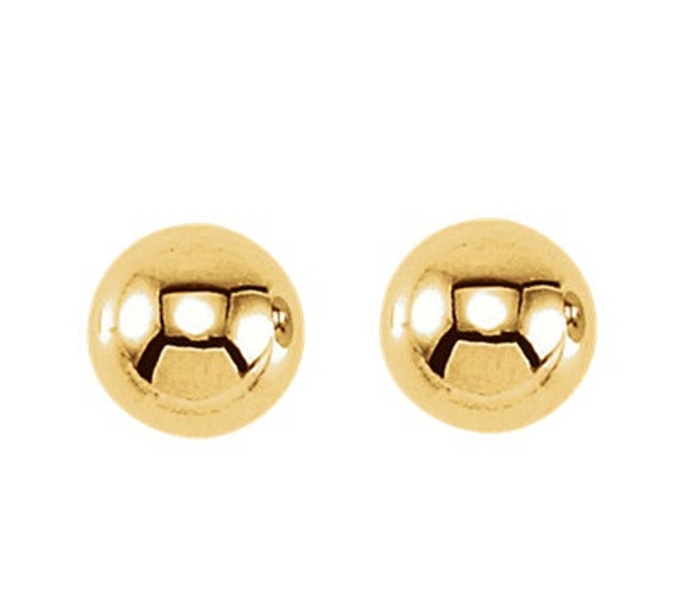 Ball Inverness Piercing Earrings, 14k  White Gold