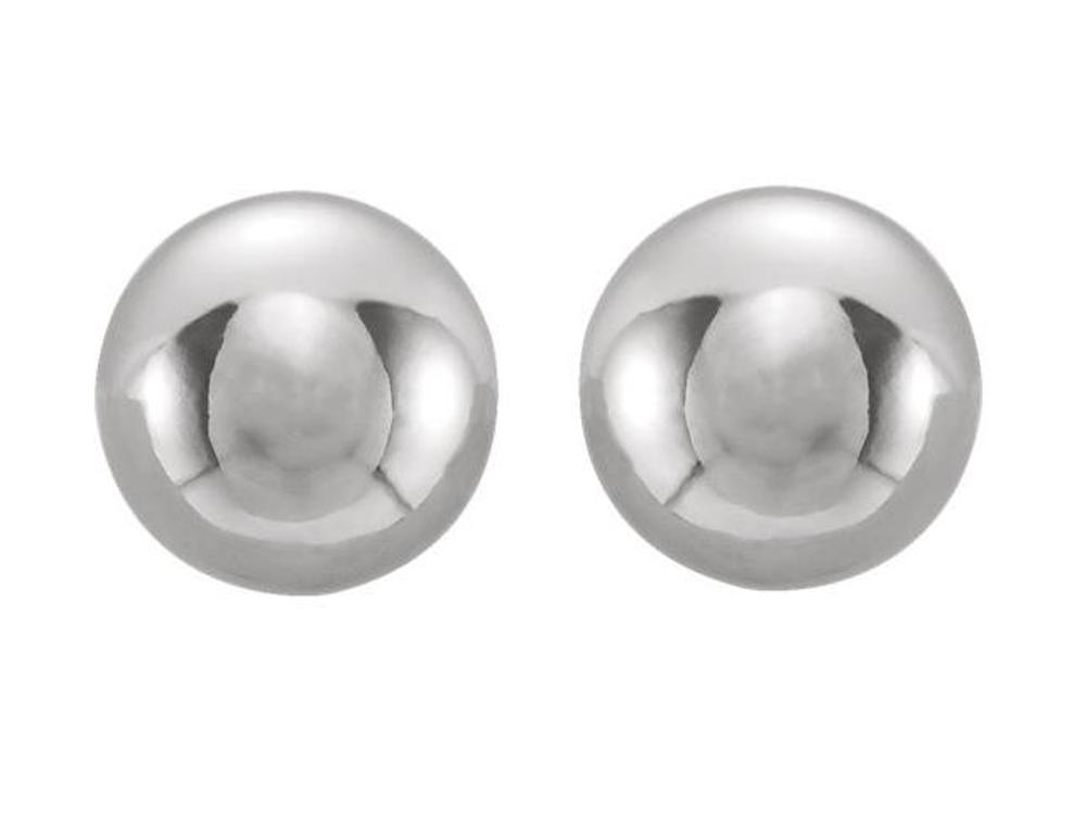 Inverness Piercing Ball Earrings, Stainless Steel 
