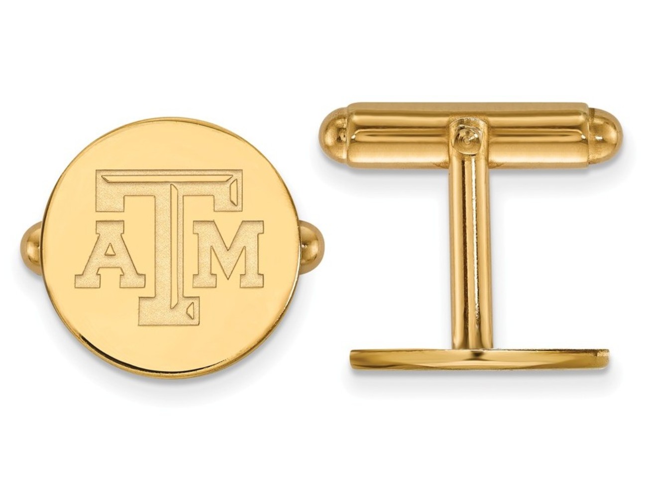 Sterling Silver With GP LogoArt Texas A And M University Cuff Links