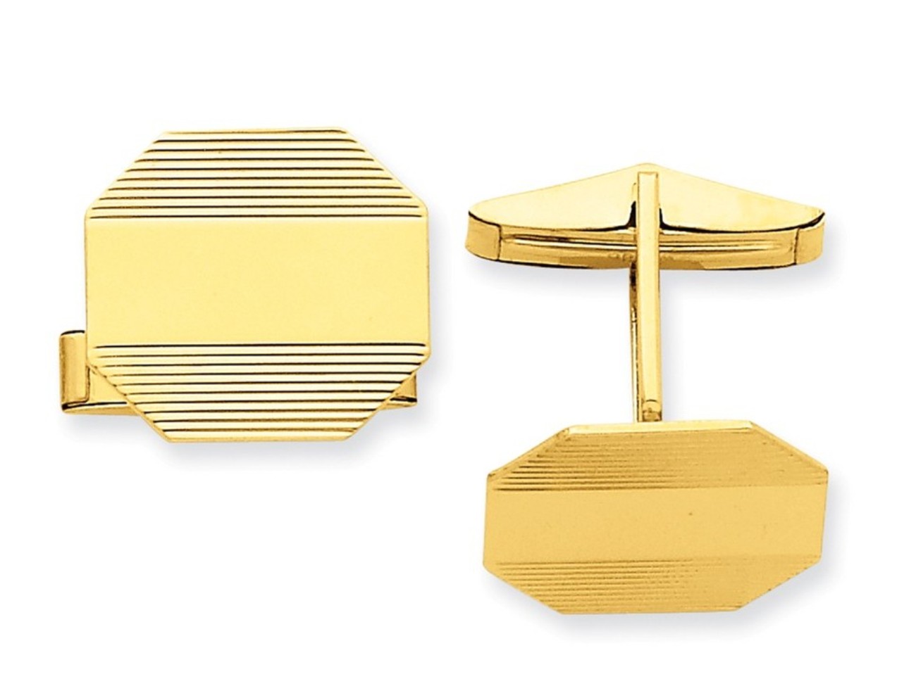 14k Cuff Links