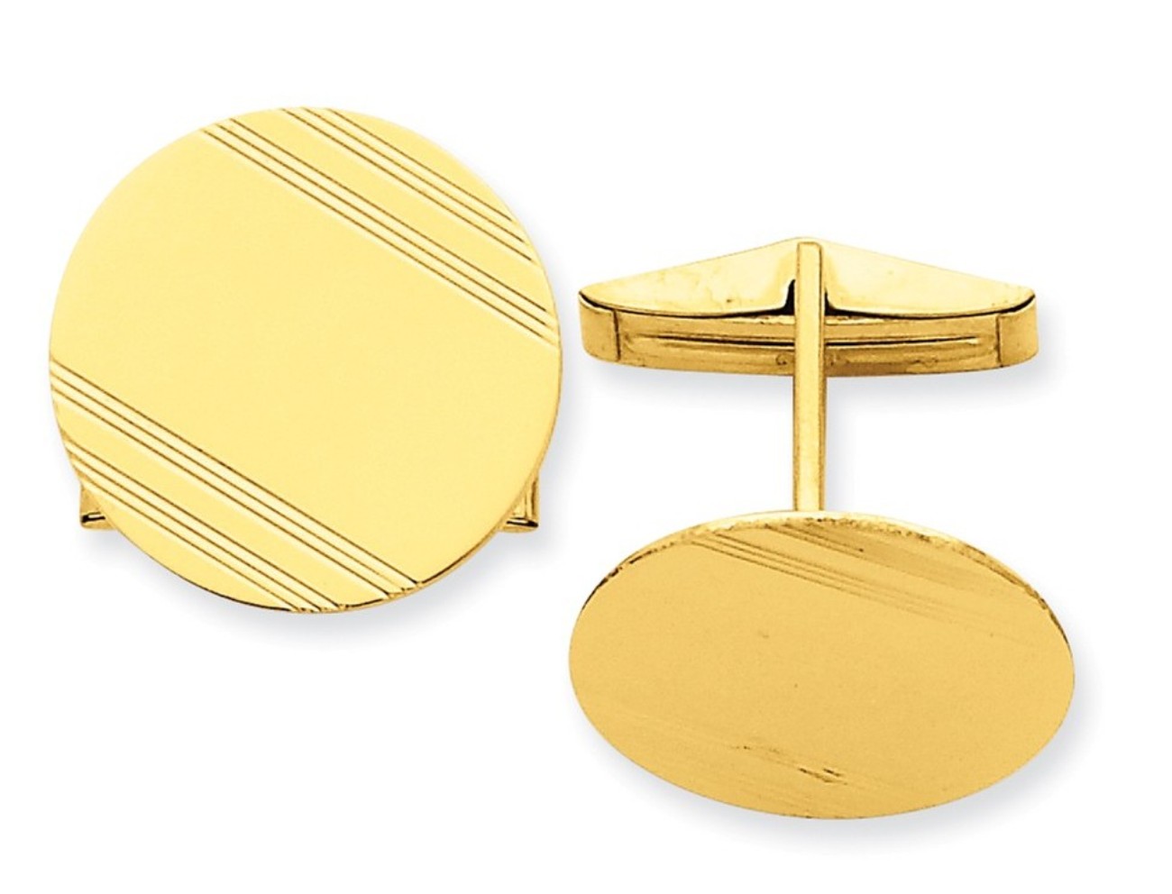 14k Cuff Links