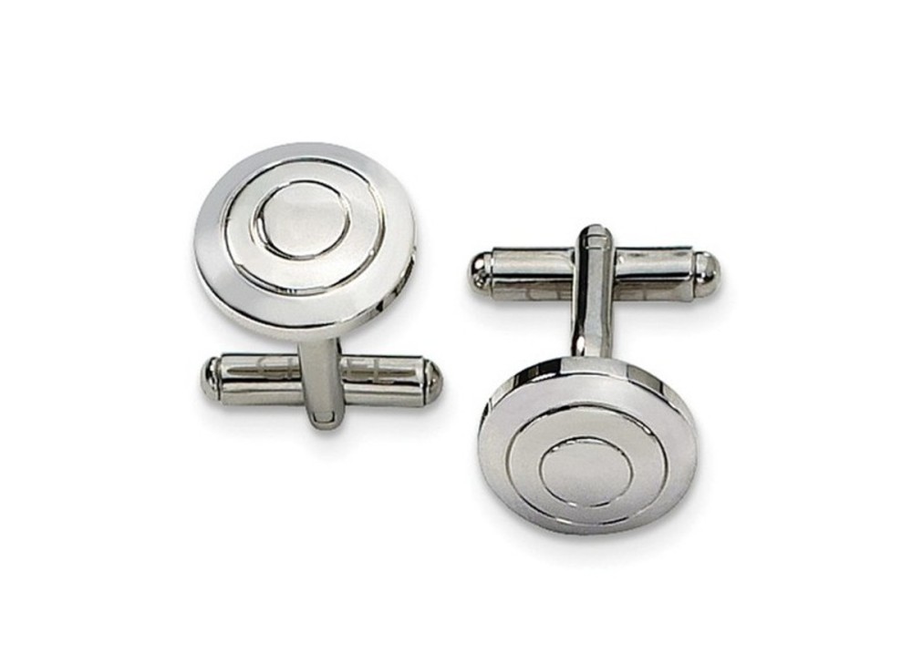 Stainless Steel Polished Cuff Links