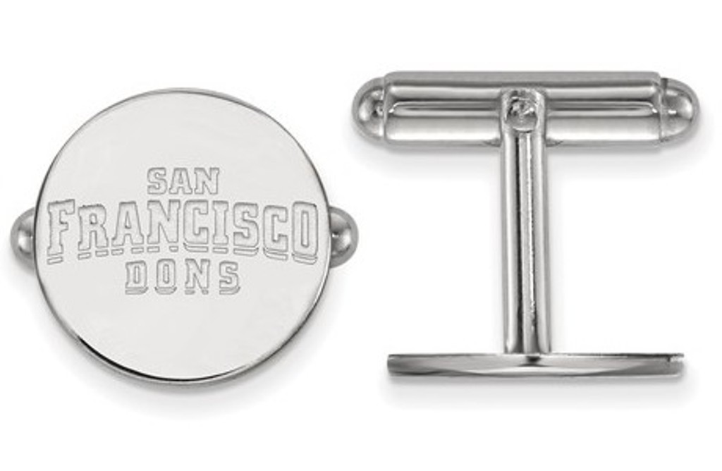 Sterling Silver LogoArt University Of San Francisco Cuff Link