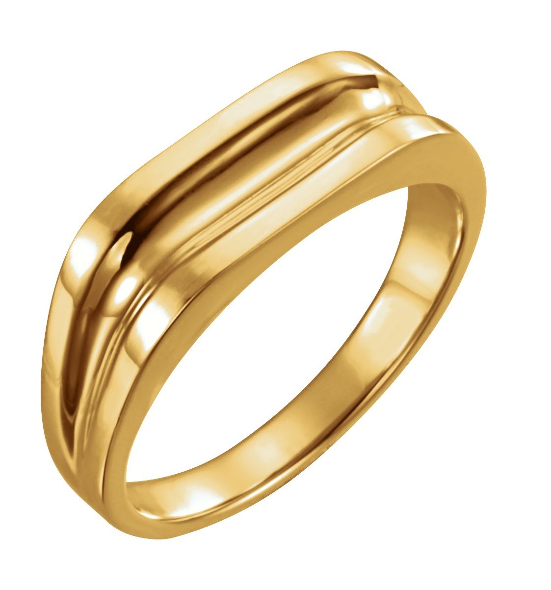 14k Yellow Gold Men's Ring