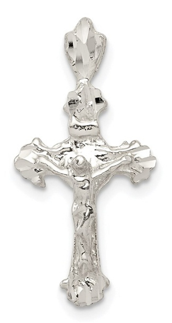 Sterling Silver INRI Crucifix Pendant