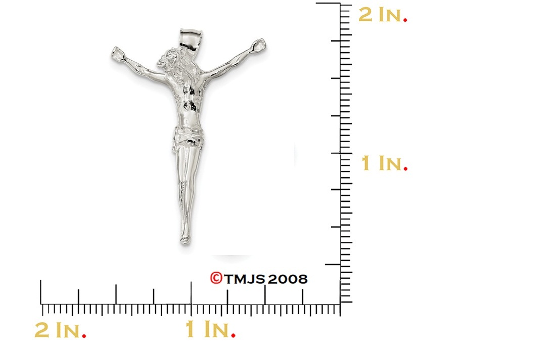 Corpus Charm, Sterling Silver Pendant (52.5X33MM)