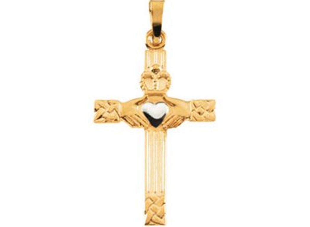 Cross Necklaces, Earrings and Rings in Black Hills Gold Motif - Boomer