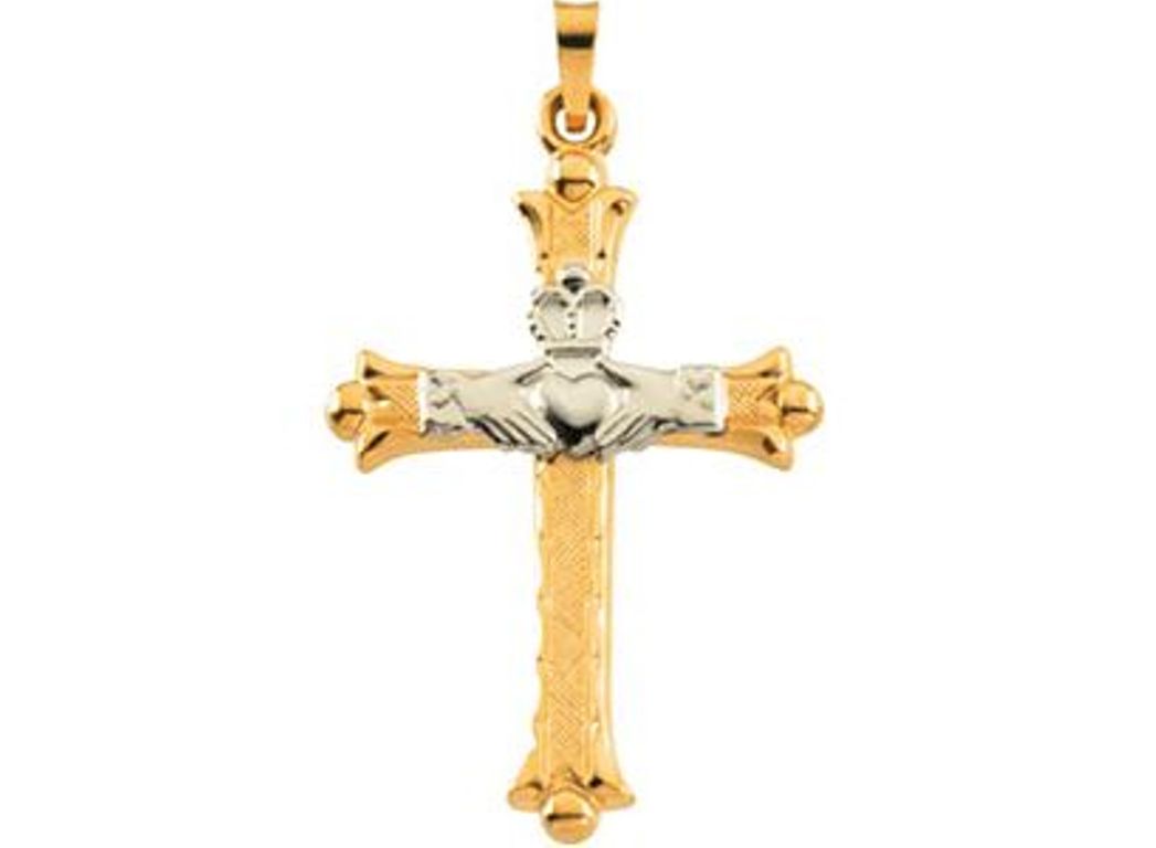 Cross Necklaces, Earrings and Rings in Black Hills Gold Motif - Boomer