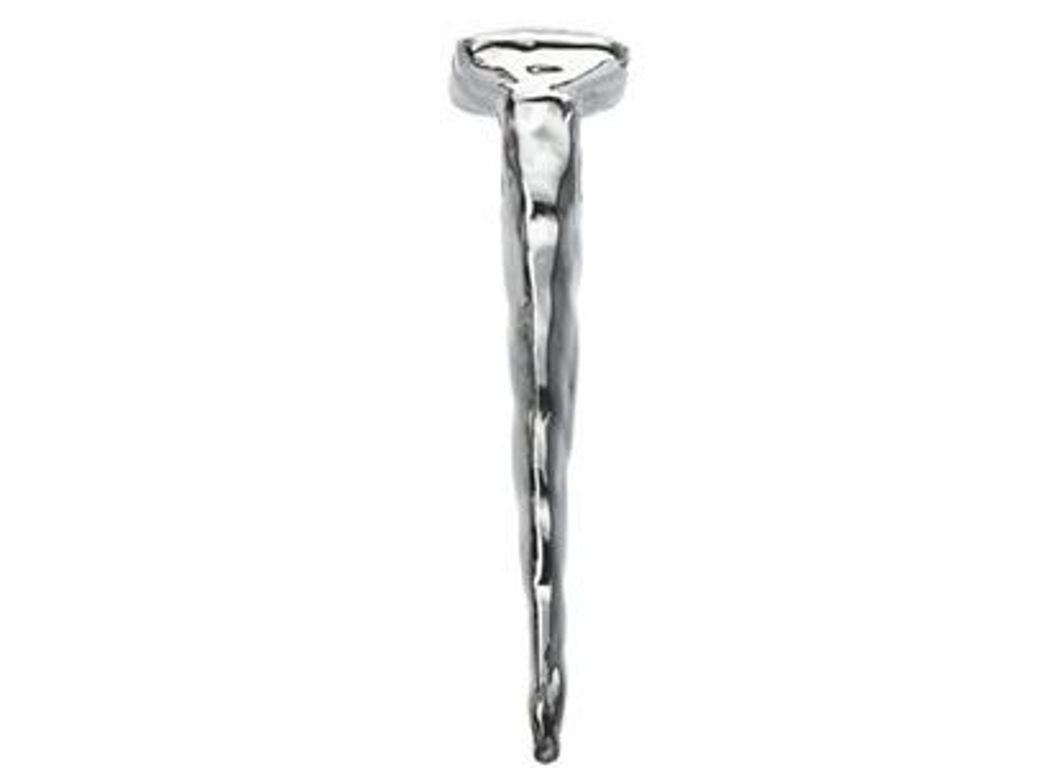 Men's Crucifixion of Jesus Nail Sterling Silver Pendant