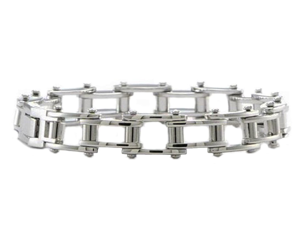 Stainless Steel Polished Bracelet, 8.25