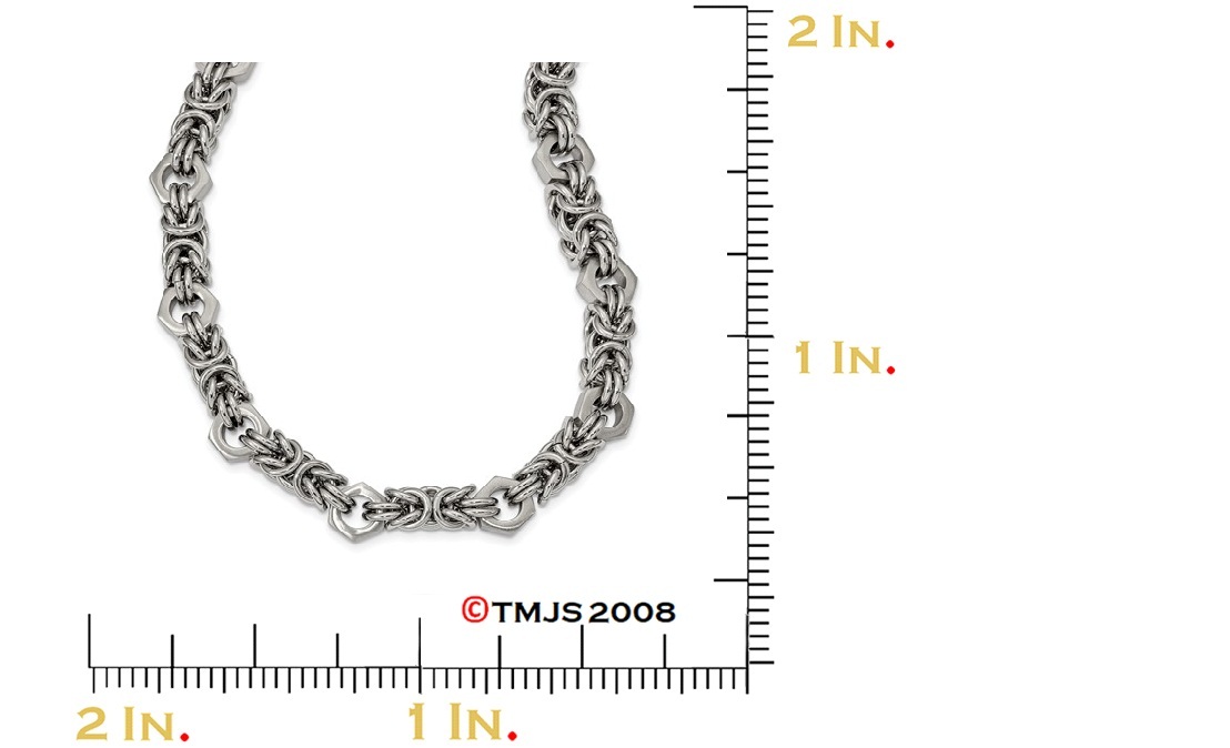 Stainless Steel Chain Necklace, 24