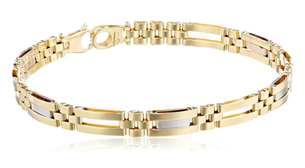 14k Yellow Gold Large Cat / Panther Link Bracelet (Italy) - A&V Pawn