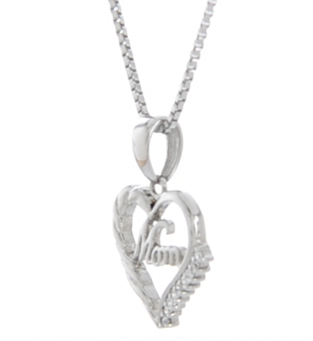 Mom Heart Necklace.